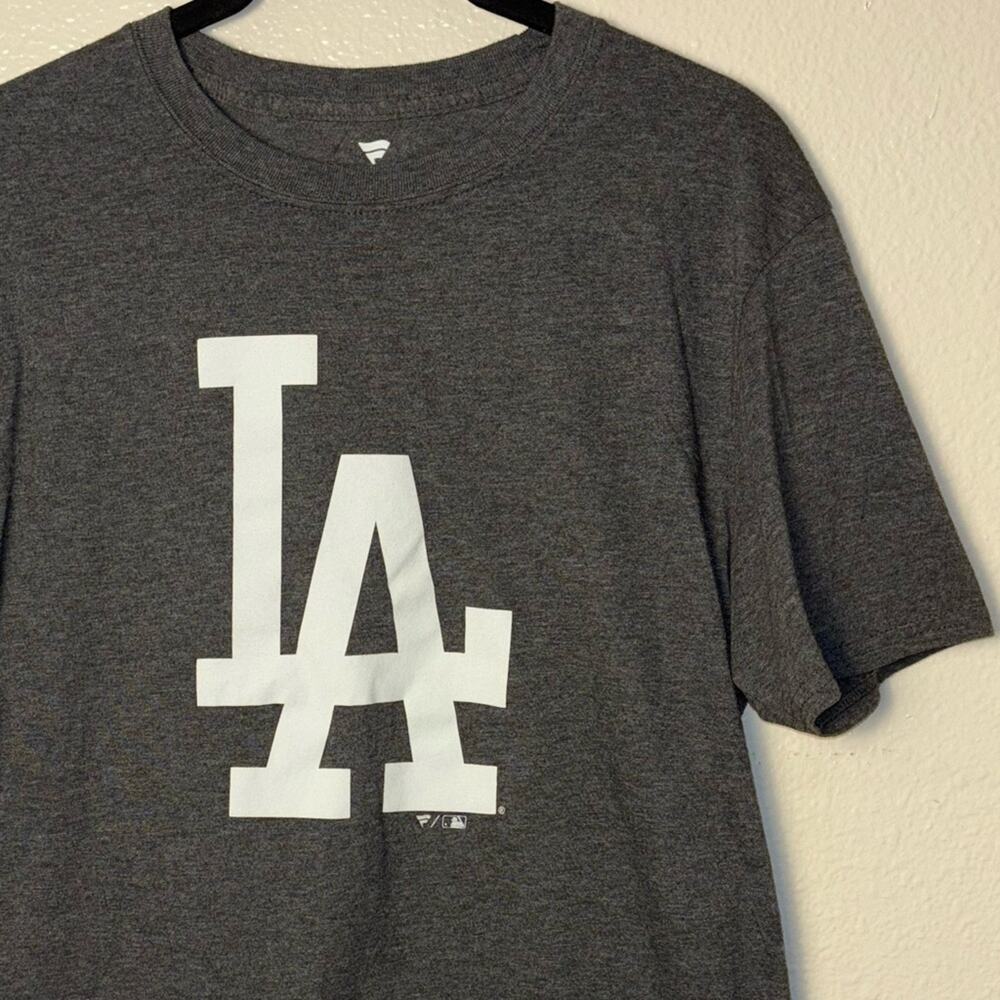 Fanatics LA Dodgers Graphic T-shirt Women's Size Medium Classic Relaxed fit Gray - Picture 5 of 16